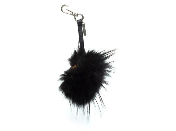 Fendi, Bag Bug charm volpe Nero - vista 3