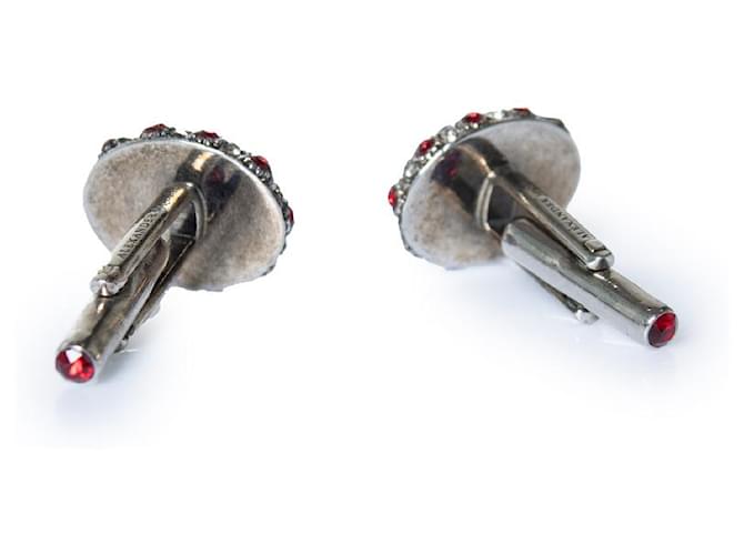 Alexander McQueen, gemelli con pietre Multicolore - vista 3