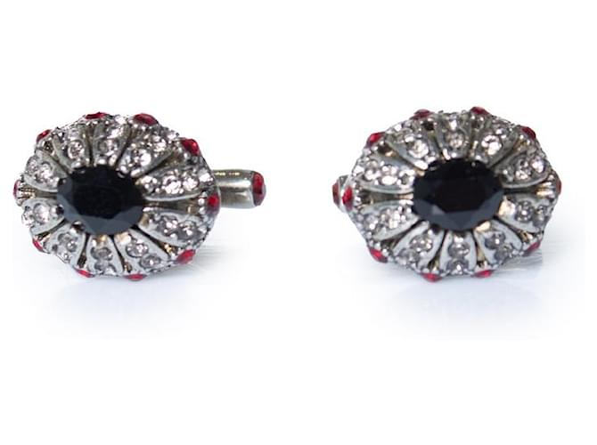 Alexander McQueen, gemelli con pietre Multicolore - vista 6