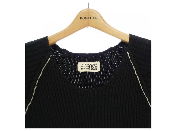 Maison Martin Margiela Martin Margiela Wollstrickwaren Schwarz - Ansicht 5