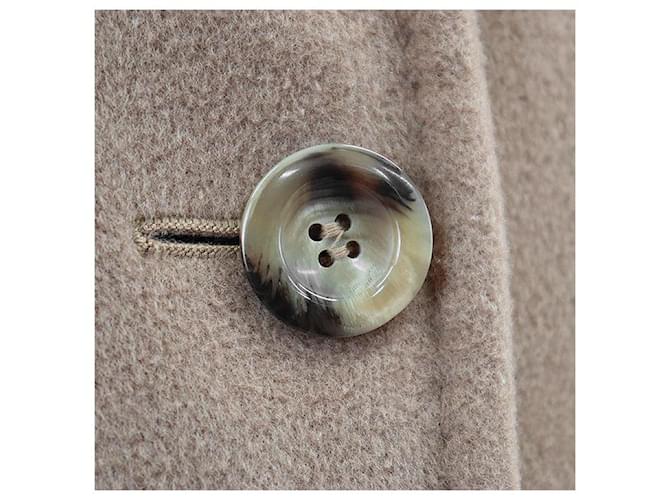 Max Mara Abrigo MaxMara 100% lana Beige Camello - vista 11