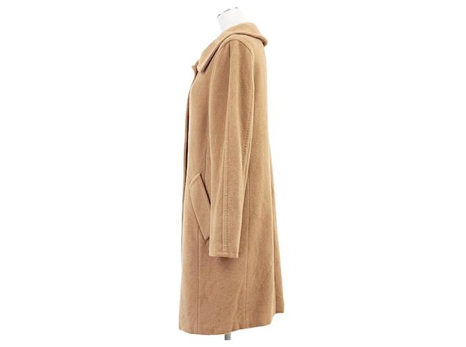 Max Mara Abrigo MaxMara 100% lana Beige Camello - vista 12