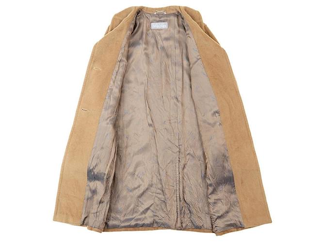 Max Mara Abrigo MaxMara 100% lana Beige Camello - vista 7