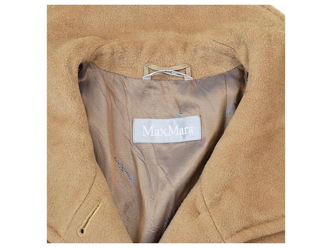 Max Mara Abrigo MaxMara 100% lana Beige Camello - vista 8