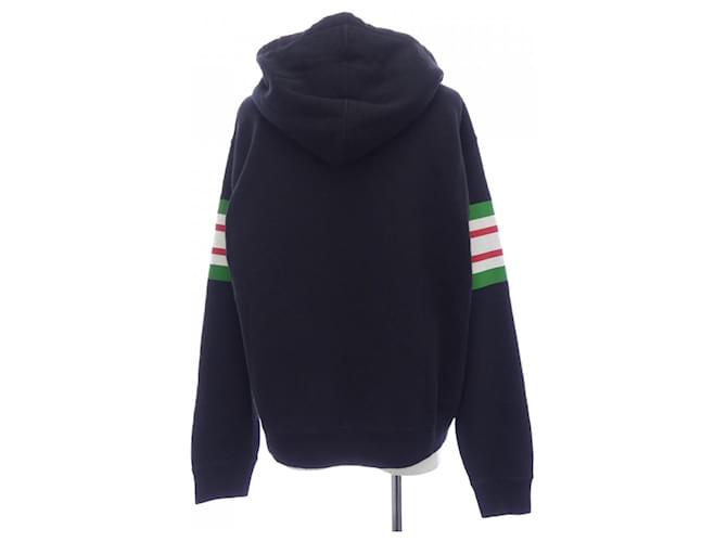 Sudadera con capucha de algodón Gucci Negro - vista 2