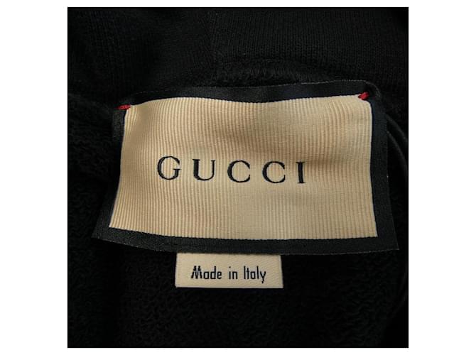 Sudadera con capucha de algodón Gucci Negro - vista 4
