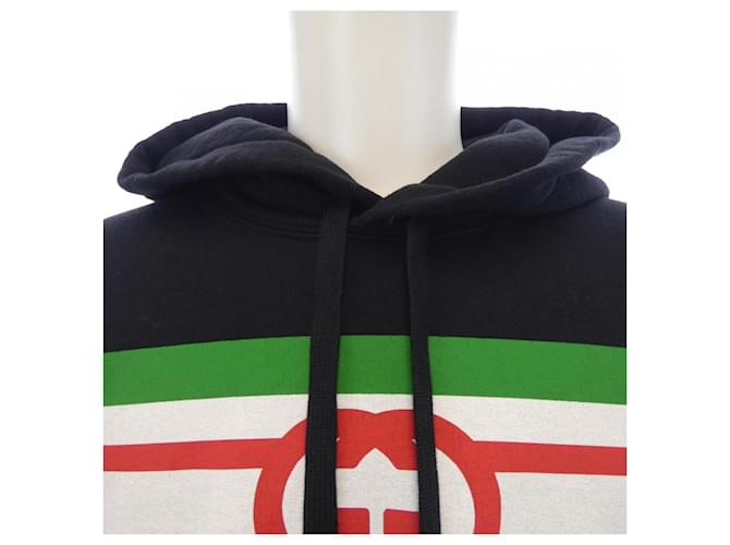 Sudadera con capucha de algodón Gucci Negro - vista 5