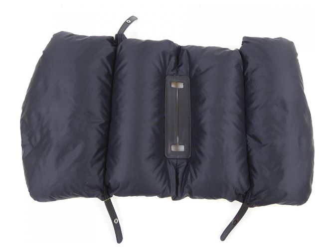 Copertura per borsa in nylon Valextra Down Cover Nero - vista 4