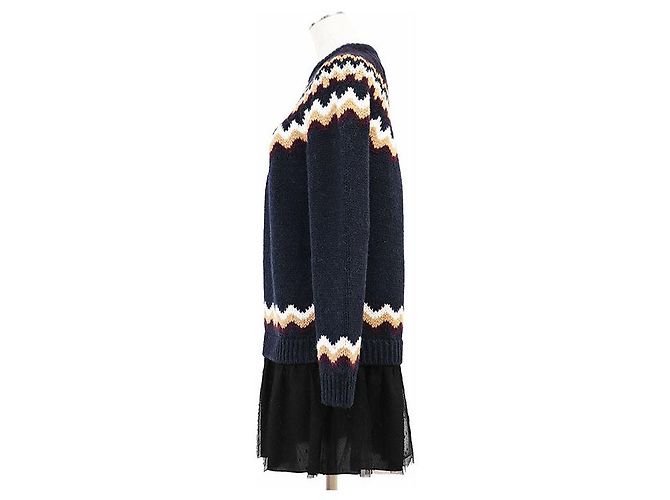 Valentino Strickkleid Blau - Ansicht 5