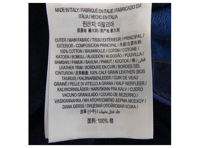 Jeans Burberry Blu Blu navy - vista 3