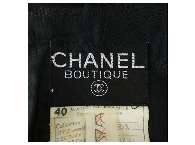 Completo Vintage Chanel Nero - vista 4