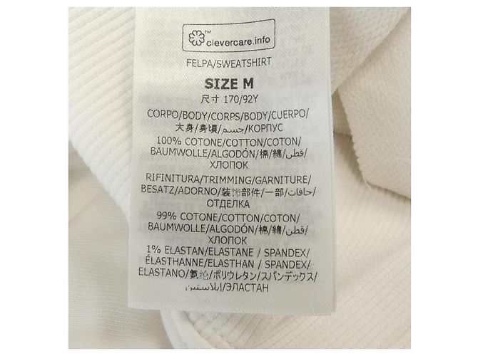 Stella Mc Cartney Stella McCartney Record Hoodie Hoodie Kapuzenpullover Weiß - Ansicht 3