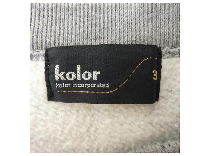 Autre Marque Sweatshirt Kolor 22WCM-T09206 Grau - Ansicht 4