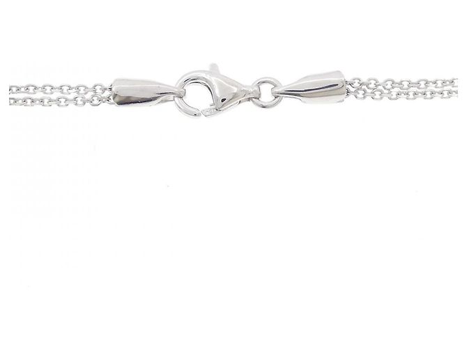 Autre Marque Collana in oro bianco Au750 e diamanti Argento - vista 5