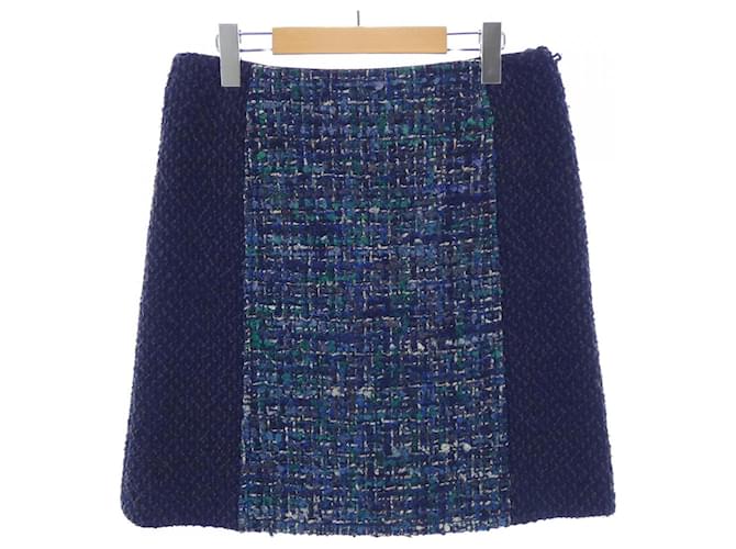 Falda Louis Vuitton Azul - vista 2