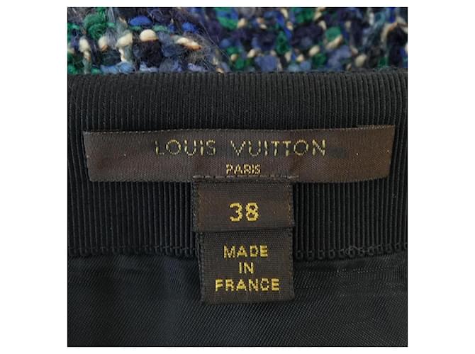 Falda Louis Vuitton Azul - vista 4