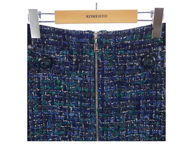 Falda Louis Vuitton Azul - vista 5