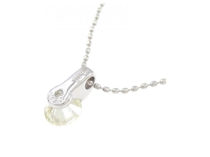 Autre Marque Collana con Diamanti Pt900/Pt850 Argento - vista 4