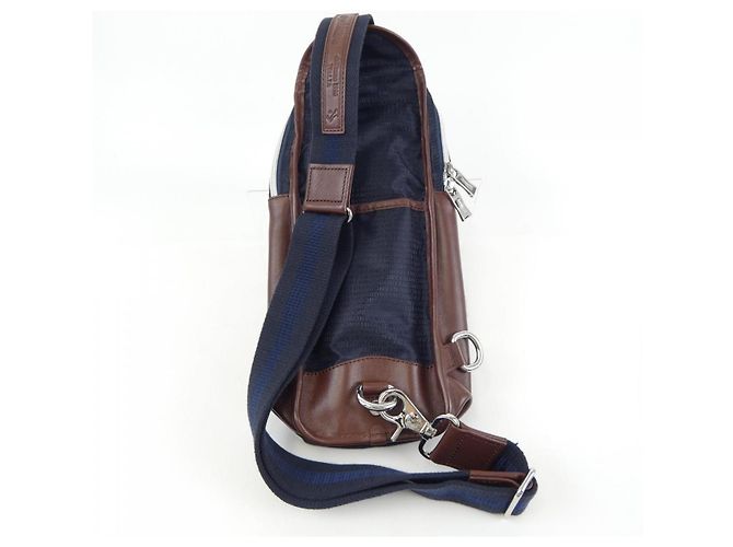 Autre Marque Borsa Orobianco Marrone Blu Blu navy - vista 3
