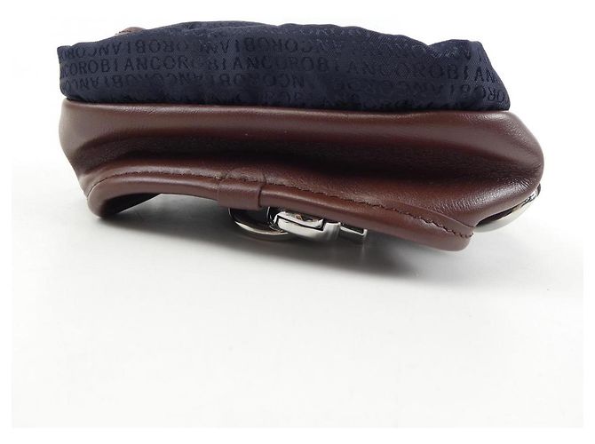 Autre Marque Borsa Orobianco Marrone Blu Blu navy - vista 4