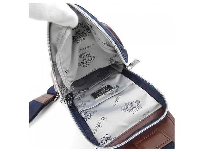 Autre Marque Borsa Orobianco Marrone Blu Blu navy - vista 6