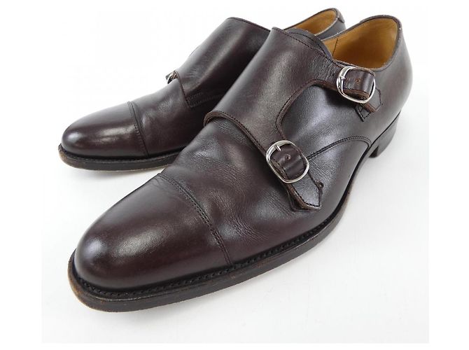 Autre Marque Scarpe Oxford in pelle Trading Post Marrone - vista 3