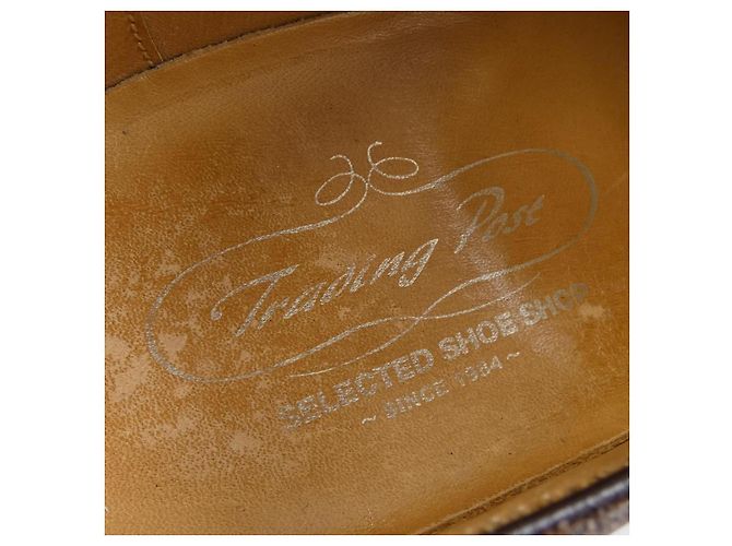 Autre Marque Scarpe Oxford in pelle Trading Post Marrone - vista 6