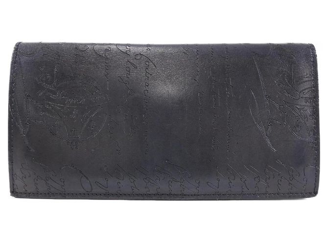 Berluti Espace Scritto Ledergeldbörse Schwarz - Ansicht 2