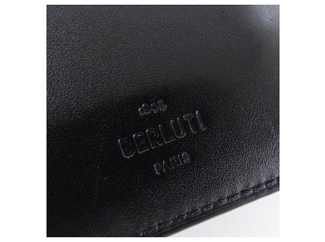 Berluti Espace Scritto Ledergeldbörse Schwarz - Ansicht 3