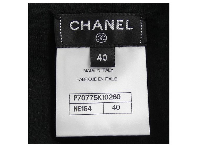 Timeless Calças de seda e cashmere Chanel Preto - vista 4