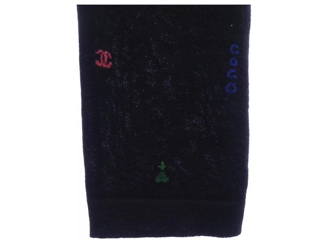 Timeless Calças de seda e cashmere Chanel Preto - vista 5
