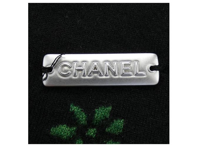 Timeless Calças de seda e cashmere Chanel Preto - vista 6