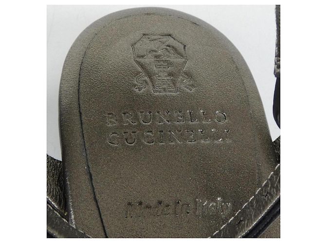 Brunello Cucinelli Lederschuhe Schwarz - Ansicht 6