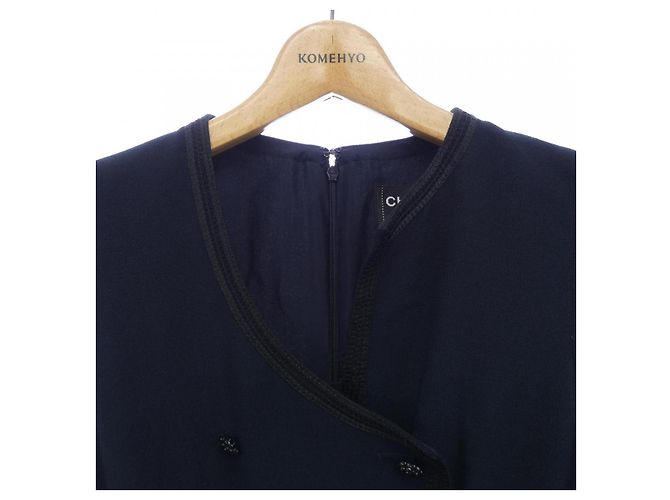Chanel Kleid Blau Marineblau - Ansicht 5