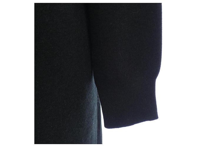 Hermès Hermes Seide-Kaschmir-Kleid 3H2515D634 Schwarz - Ansicht 6