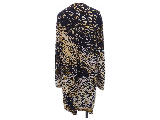 Autre Marque Túnica Leonard Beige Amarillo Estampado de leopardo - vista 2