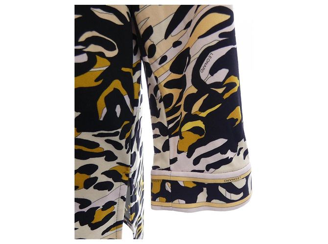 Autre Marque Túnica Leonard Beige Amarillo Estampado de leopardo - vista 6