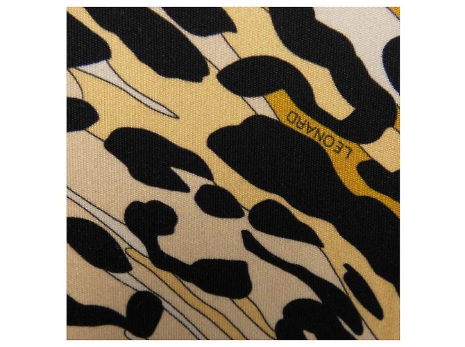 Autre Marque Túnica Leonard Beige Amarillo Estampado de leopardo - vista 8