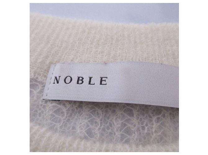 Autre Marque Chaleco de punto calado en mezcla de mohair kid NOBLE - vista 6