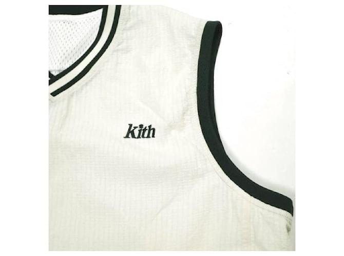 Autre Marque KITH NYC × wilson Chaleco reversible de algodón Dobby Beige - vista 7
