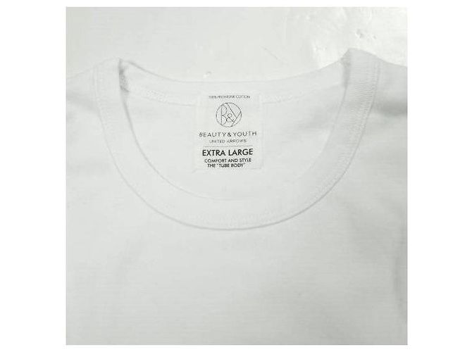 Autre Marque BEAUTY&YOUTH UNITED ARROWS Fleece Crew Neck Cotton Top White - view 5