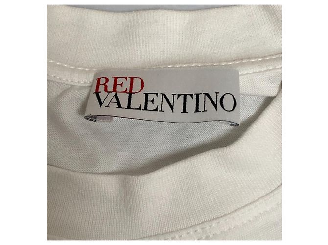 Autre Marque Top sin mangas de encaje RED VALENTINO Blanco - vista 5