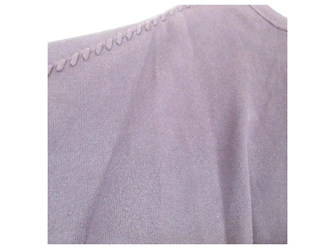 Top corto largo in cotone Theory Blu Blu navy - vista 4