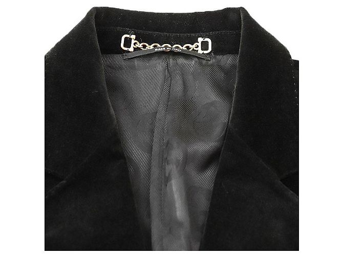 Chaqueta de terciopelo Gucci Negro - vista 11