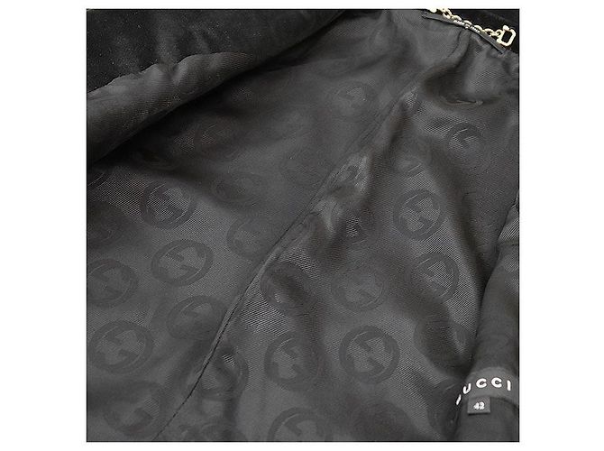 Chaqueta de terciopelo Gucci Negro - vista 12