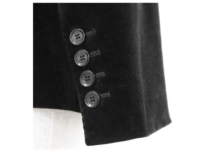 Chaqueta de terciopelo Gucci Negro - vista 14
