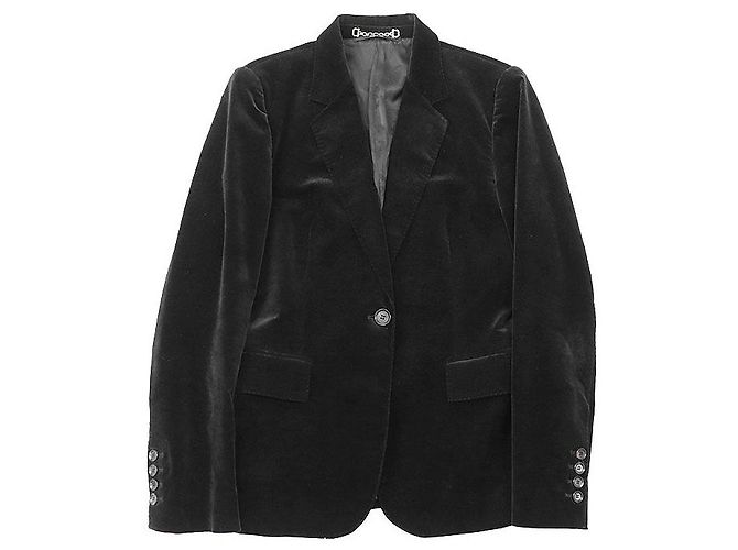Chaqueta de terciopelo Gucci Negro - vista 15