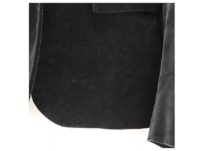 Chaqueta de terciopelo Gucci Negro - vista 4