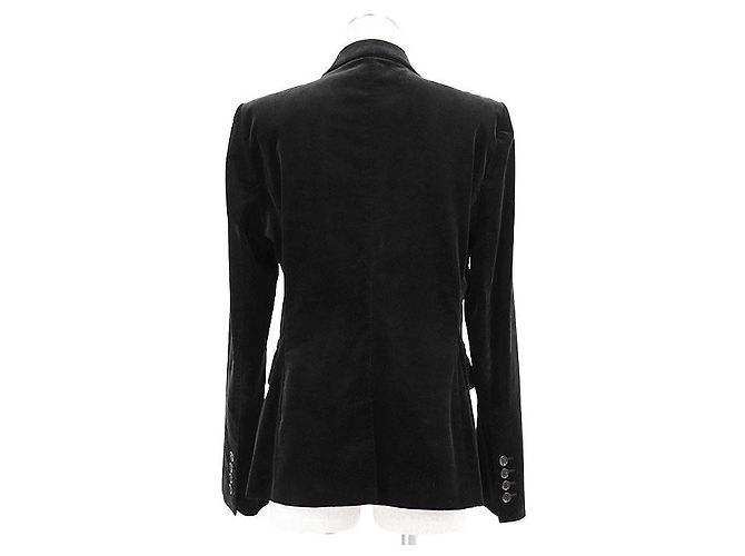 Chaqueta de terciopelo Gucci Negro - vista 6
