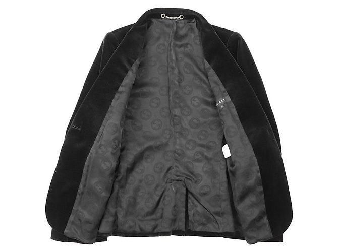 Chaqueta de terciopelo Gucci Negro - vista 8